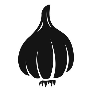 Spice garlic icon. Simple illustration of spice garlic vector icon for web design isolated on white background
