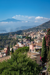 Fototapeta na wymiar The beautiful Taormina Italy (Sicily)