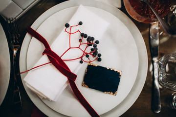 Wedding decoration with colorful flowers.
