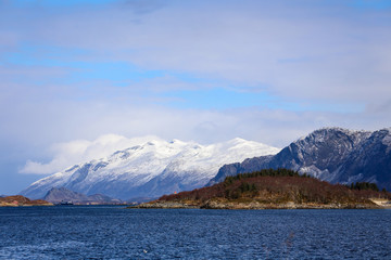Spring in Toftsundet, Brønnøy municipality, Nordland county