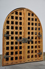 carved gates in the Park