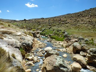 river in the mountains
