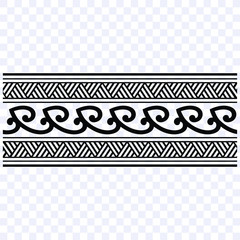 Polynesian tattoo tribal designs. Samoan tattoo tribal band.