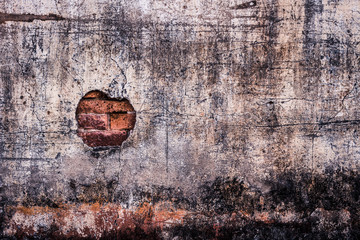 cracked concrete vintage wall background