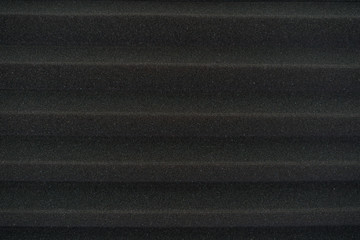 Close up of studio acoustic foam rubber wall pattern.
