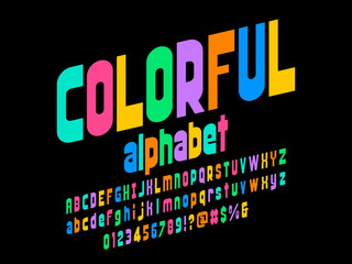 Vector of stylized retro alphabet design