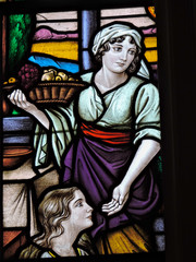 stained glass window