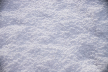 Texture of the white snow
