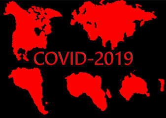 Obraz premium quarantine due to coronavirus in the world