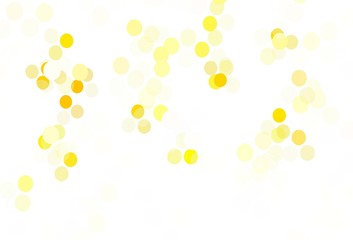 Light Green, Yellow vector texture with disks.