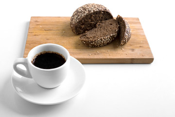 breakfast food morning coffee bun sesame healthy food