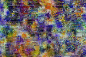 Background paint brush- abstract wallpaper pattern. Art drawing- texture ink