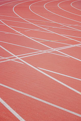 old-fashioned athletics track