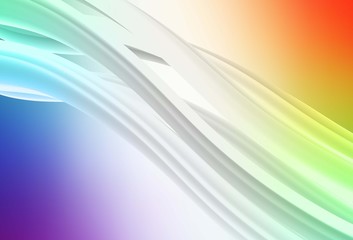 Fototapeta premium Light Multicolor vector abstract bright template.