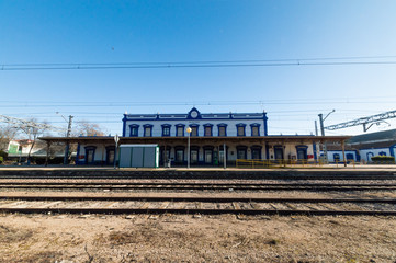 Fototapeta na wymiar Valdepeñas Old train Station 2