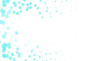 Light Blue, Green vector texture with disks.