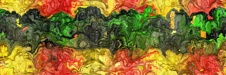 Obraz premium Acrylic paint- ink background abstract. Alcohol artwork- creativity design. Color mixing- fluid watercolor