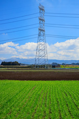 青空と鉄塔