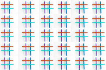 Multicolored pencils textures and backgrounds for designers, you can use for any creativity.