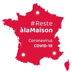 Coronavirus Disease 2019 (COVID-19) - Reste &agrave; la maison - France
