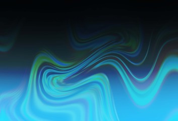 Dark BLUE vector blurred shine abstract template. Colorful illustration in abstract style with gradient. Smart design for your work.