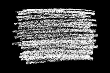 Scribble hand drawn in chalk on black background. Monochrome stain element. Digitally generated image. Vector illustration, Eps 10. - obrazy, fototapety, plakaty