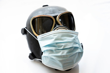 Medical mask and gas mask for Corona protection