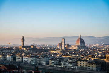 Panorama sur la ville de Florence, Italie