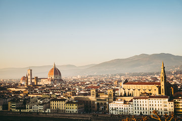 Panorama sur la ville de Florence, Italie