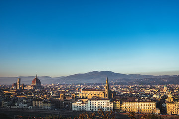Fototapeta na wymiar Panorama sur la ville de Florence, Italie
