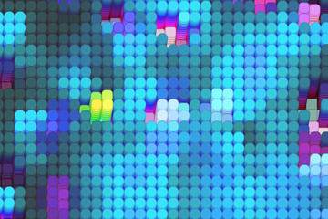 Digital pixel- art decoration. Color abstract background