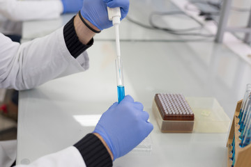 Concept Coronavirus.  scientist or doctor research for Corona virus treatment drug And research in lab Or hospital.