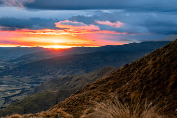 sunrise at the Roys peak