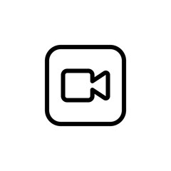 Vector illustration, video icon design