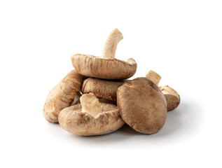 Fresh Shiitake Mushrooms, Raw Shitake, Healthy Organic Asian Fungi