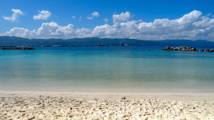 Fototapeta premium Montego Bay is a big resort in Jamaica