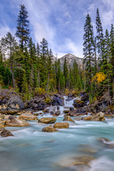 Natural Bridge Falls, Yoho Alberta Kanada travel destination