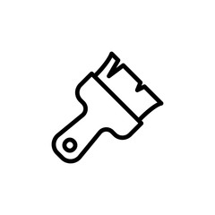 Vector illustration, paintbrush icon design
