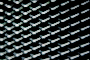 Abstract metal grid background. Lattice texture with big cells grid.