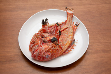 北海道産きんきの塩焼き