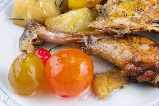  Cremona mustard with roasted guinea fowl