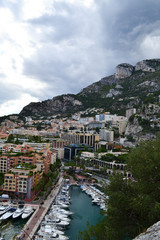 Fototapeta na wymiar Krajobraz Monako punkt widokowy