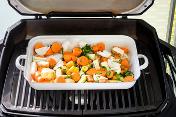 Schweinebraten vom Grill