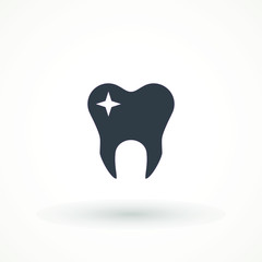 Tooth healthy icon,  clean tooth, dentistry symbol, care, dentist icon, medical sign, healthy, Smile Dental logo Template