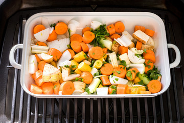 Schweinebraten vom Grill