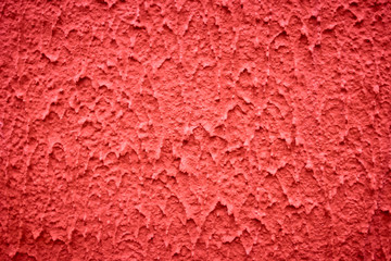 Background, texture of cement plaster of red colors