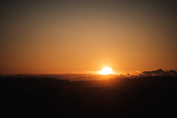 Fototapeta na wymiar Sonnenaufgang, Wolken