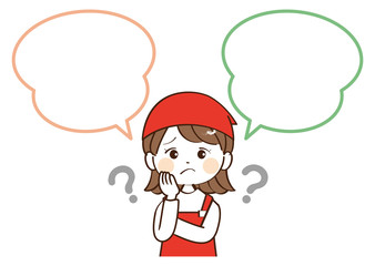 女性、店員、疑問