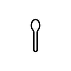 Vector illustration, spoon icon design