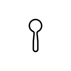 Vector illustration, spoon icon design
